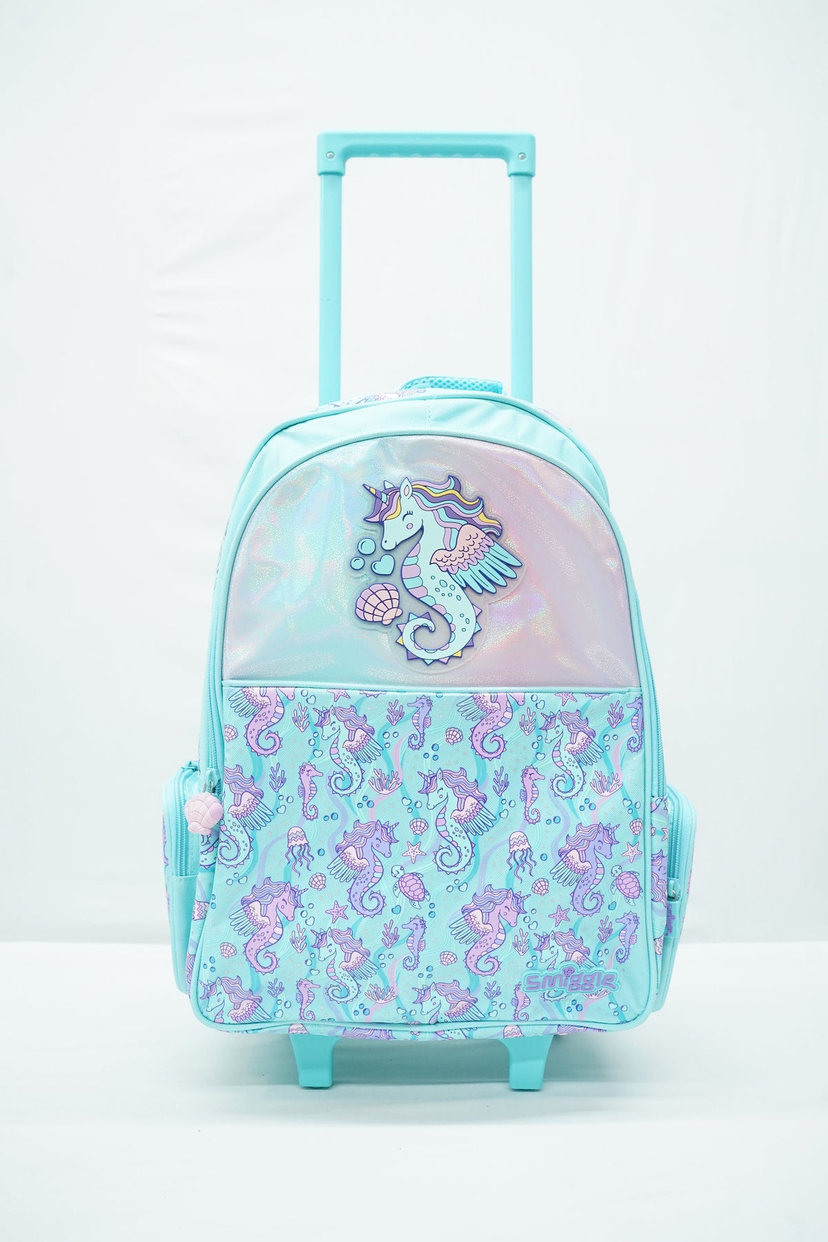 Original 20 Inch Unicorn Trolley School Bag Original for Grade 1 Till Grade 5 Girls