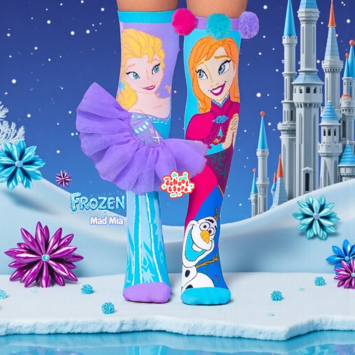 Frozen Original 3D Socks Mad Mia ( Free size Fits All )
