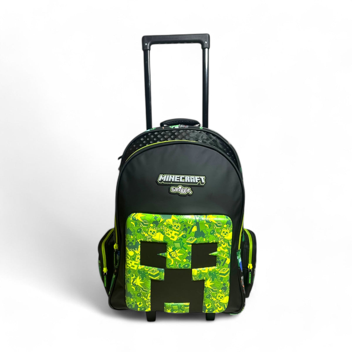 Original 20 Inch Minecraft Trolley School Bag Original for Grade 1 Till Grade 5 Boys