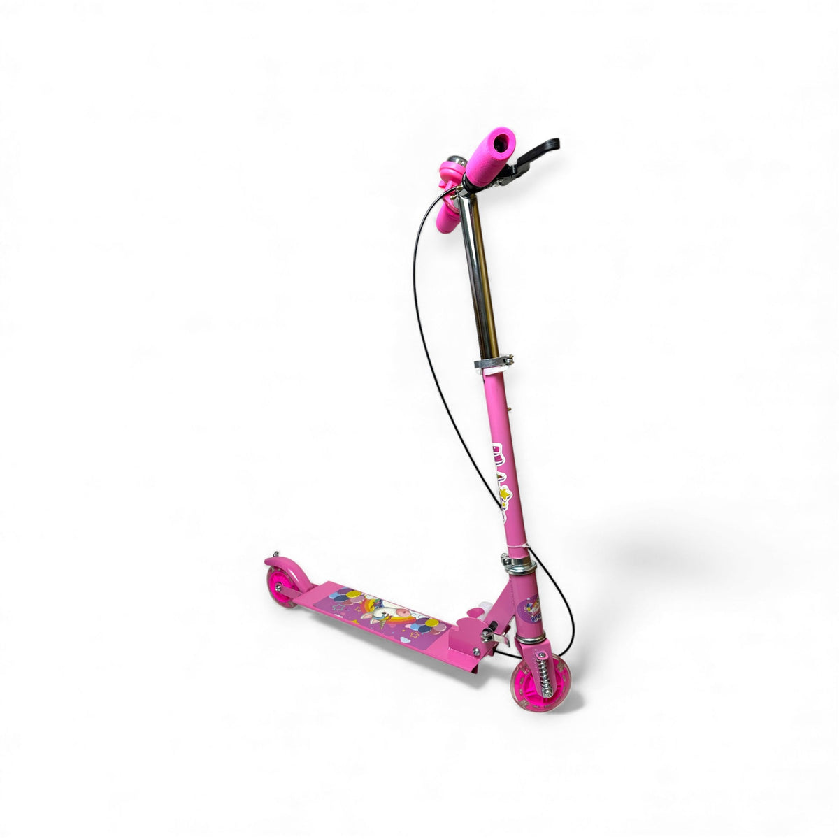 2 Wheeler Unicorn Kick Scooter For Girls 3+Age