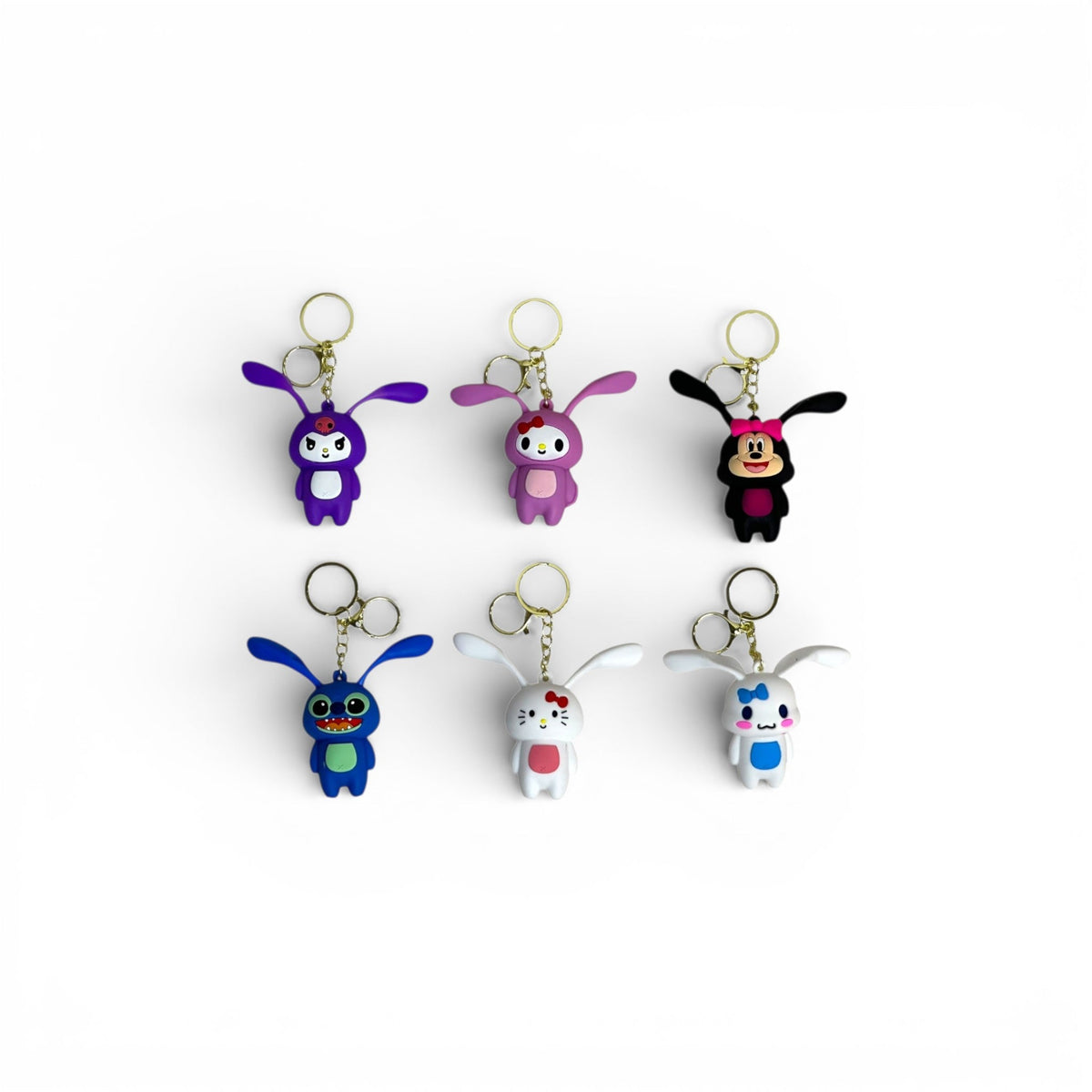 1 PCS Silicon Keychain
