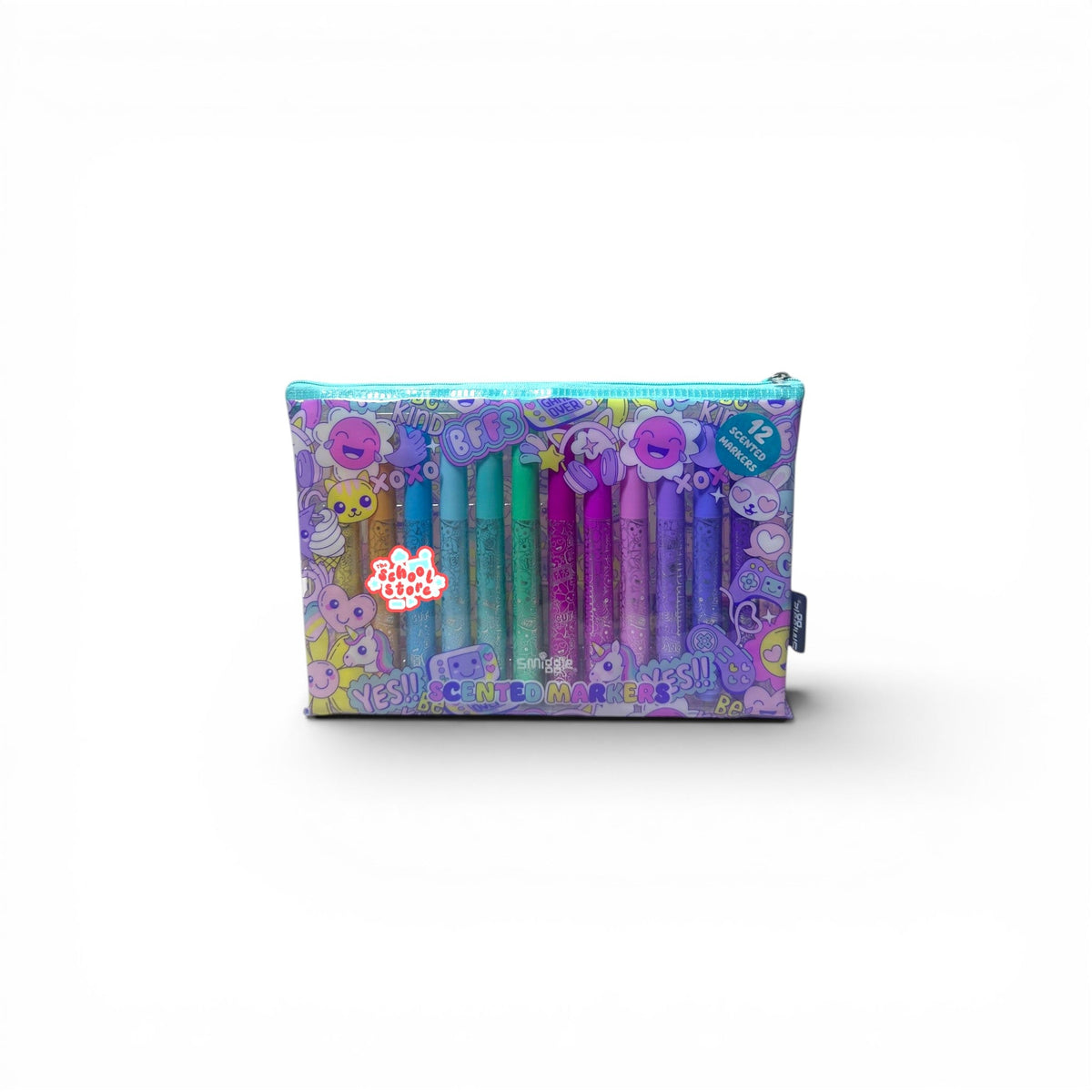 12 PCS Original Pink Floral Scented Markers