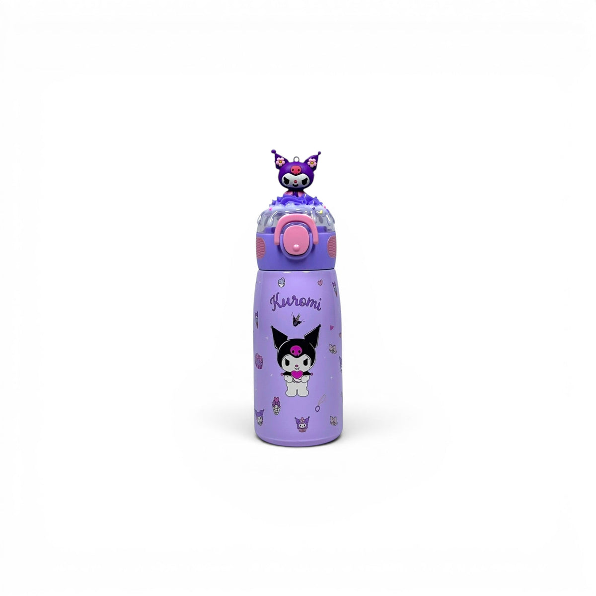 Kuromi Stainless Metal Water Bottle 400ML SS-12