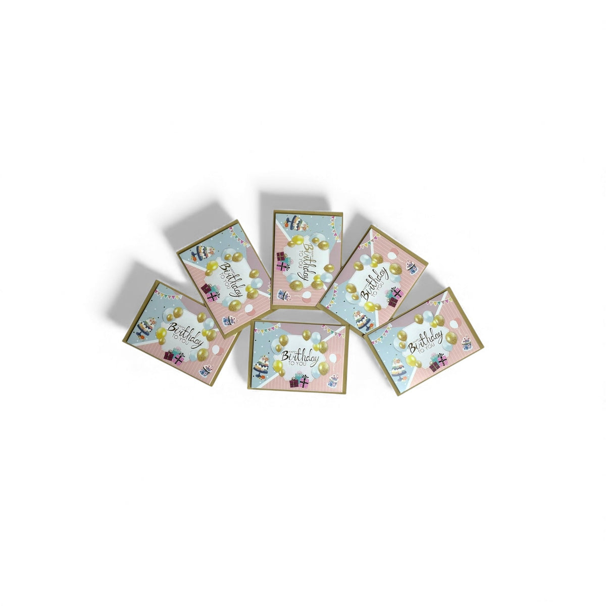 1 PCS Pop Up 3D Birthday Greeting Card