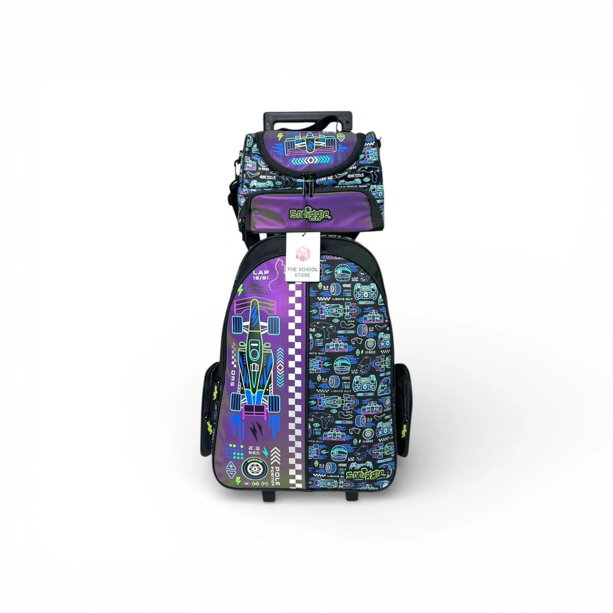 Original Formula Car 2 piece Trolley Bag bundle For Grade 1 Till 5 Boys