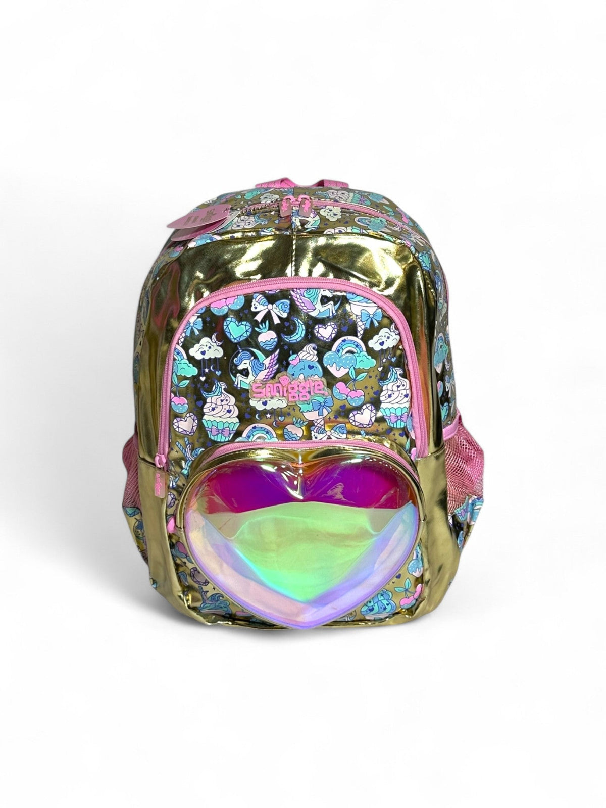 Original 17 Inch 3D Heart School Bag For Grade 1 Till 5 Girls