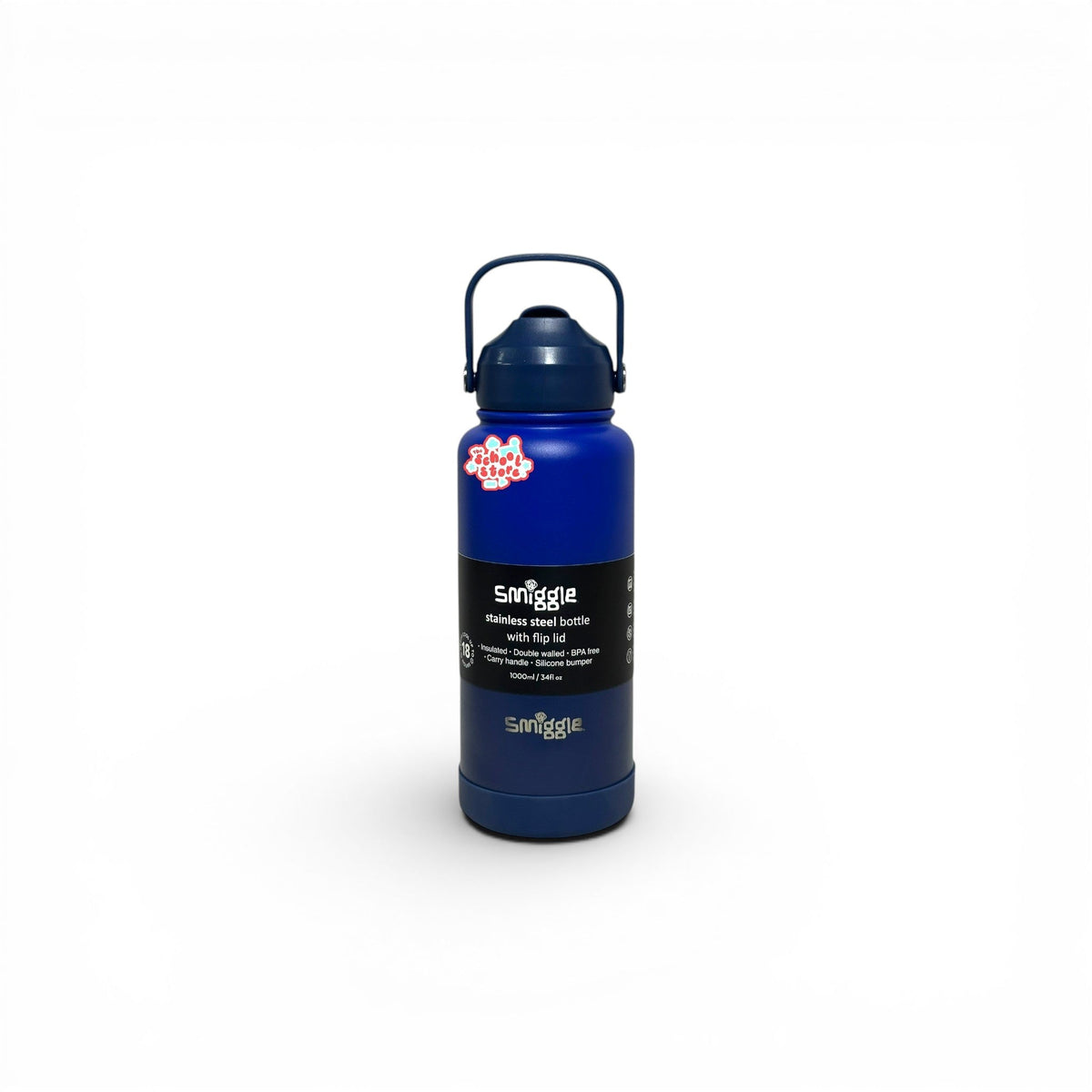 Original stainless metal Flip Lid water bottle 1000ML