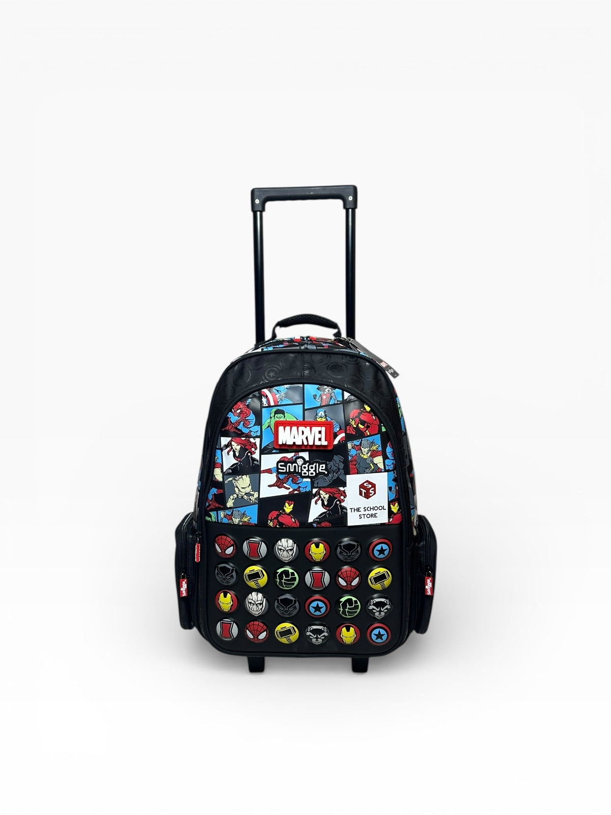 Original 20 Inch Marvel Trolley School Bag Original for Grade 1 Till Grade 5 Boys