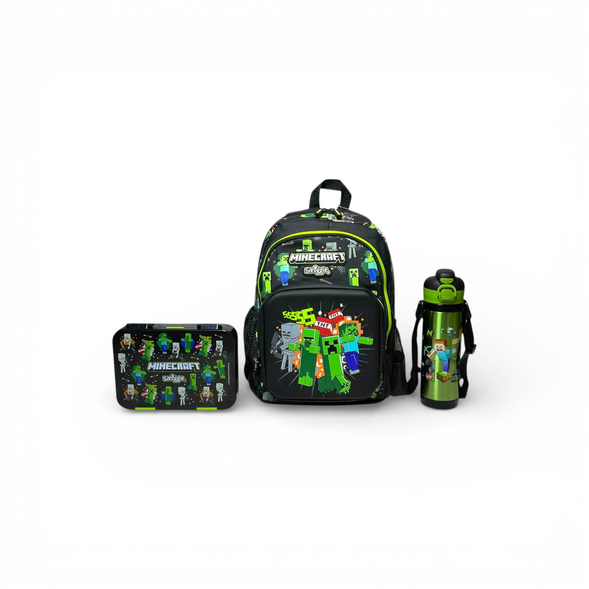 Minecraft 3-piece bundle For Nursery till KG Boys