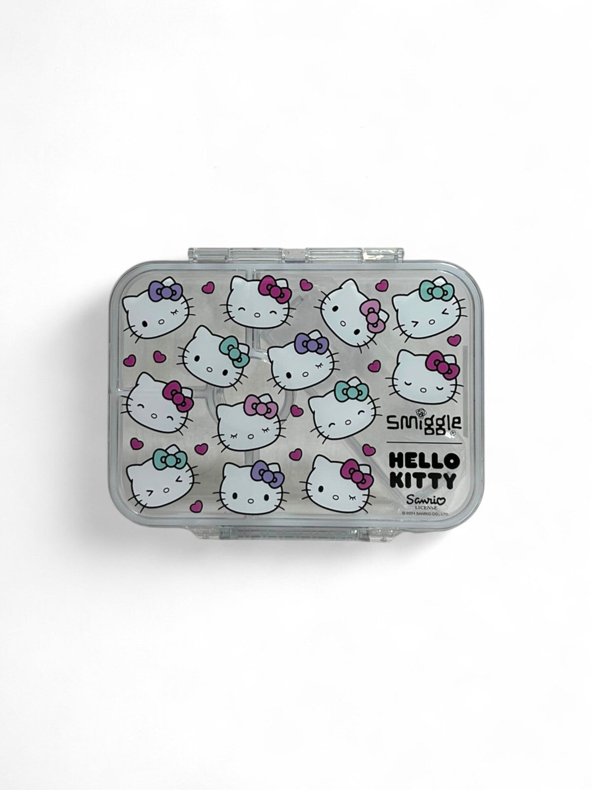 Hello Kitty 850ML Transparent Bento Lunch Box - BPA Free ( COPY)