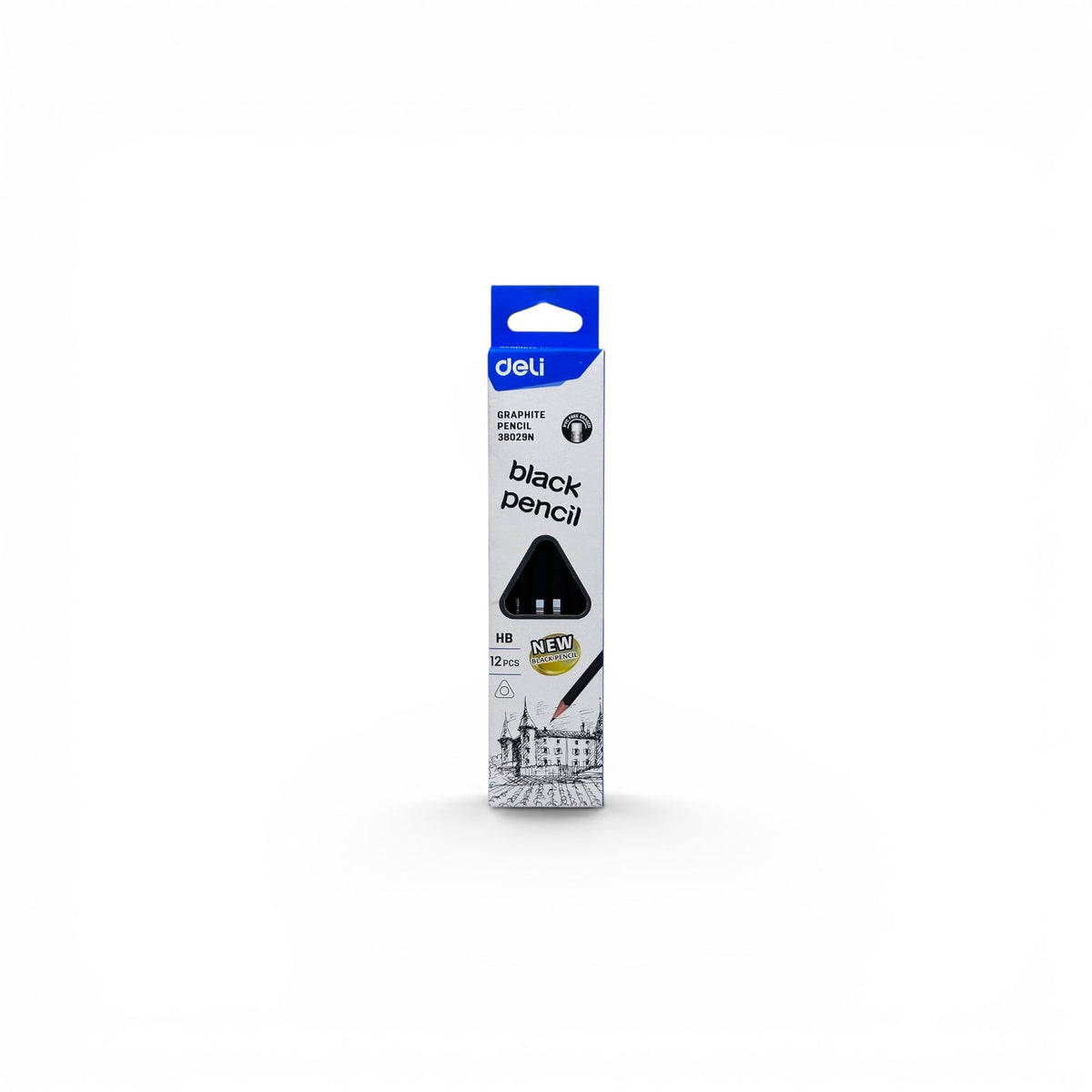 HB Graphite Black Pencil By Deli 38029N