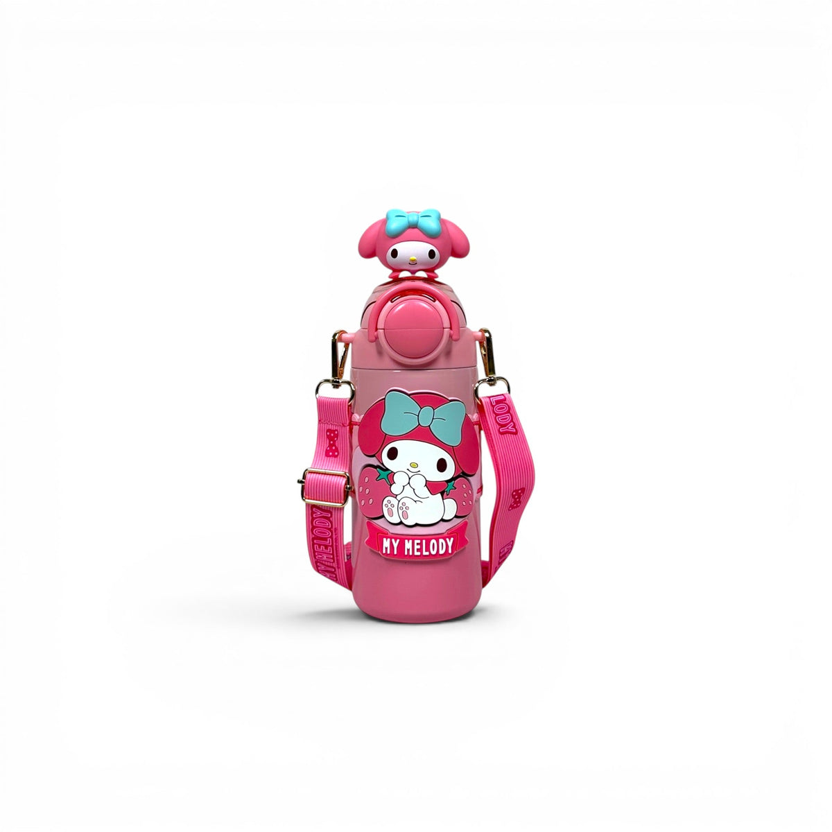 Melody Stainless Metal Dual Sipper Water Bottle 600ML 3264