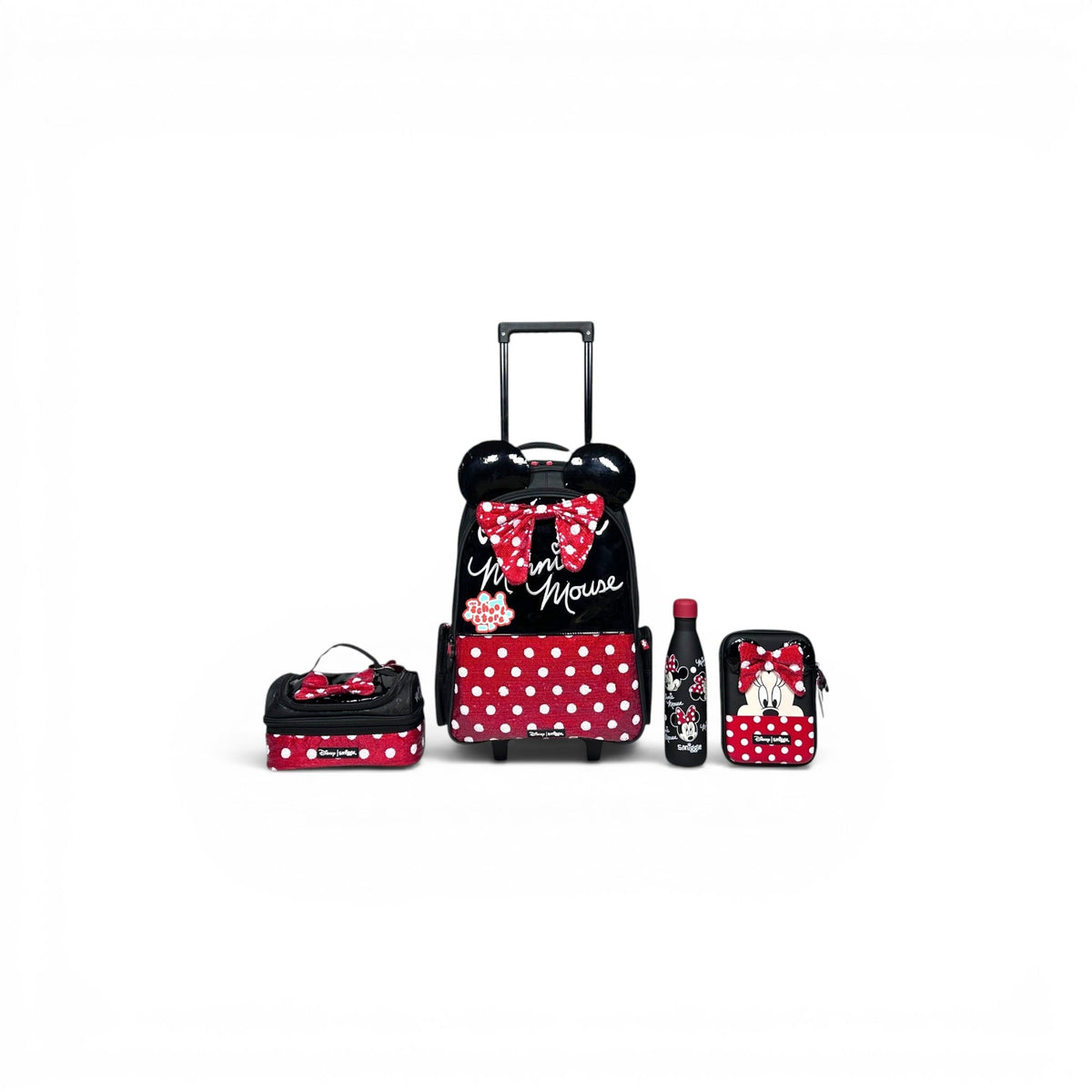 Minnie Mouse 4-piece Trolley bundle For Grade 1 Till 5 Girls