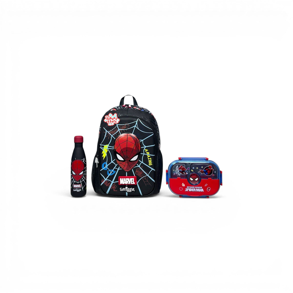 Spiderman 3-piece bundle For Grade 1 Till 3 Boys