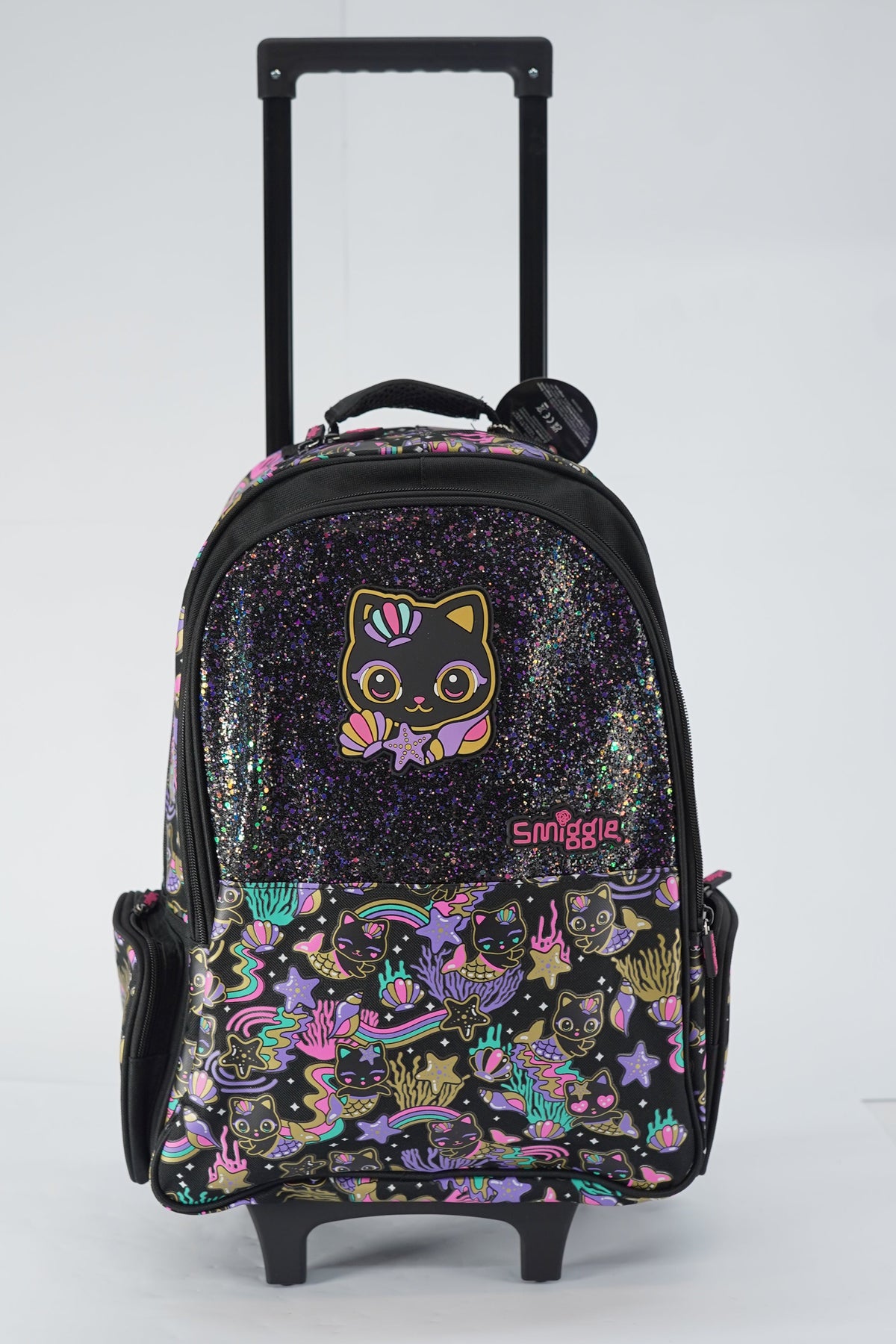 Original 20 Inch Cat Trolly School Bag Original for Grade 1 Till Grade 5 Girls