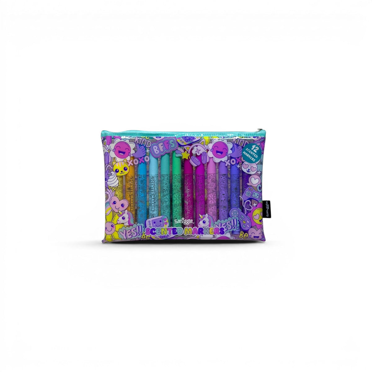 12 PCS Original Pink Floral Scented Markers