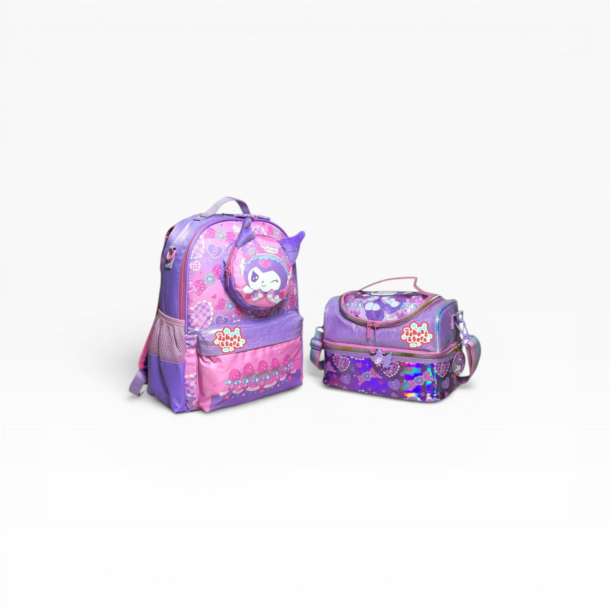 Original Sanrio 2-piece Kuromi bundle For KG till Grade 2 Girls
