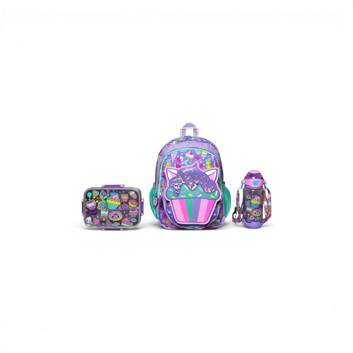 Cup Cake 3-piece bundle For Nursery till KG Girls
