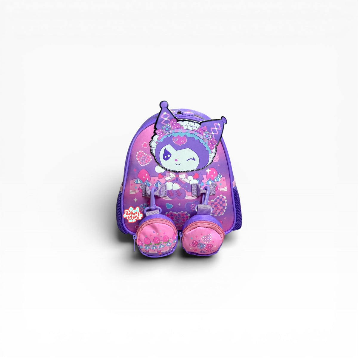 Original Sanrio 11 Inch Kuromi School Bag for Play Group Girls