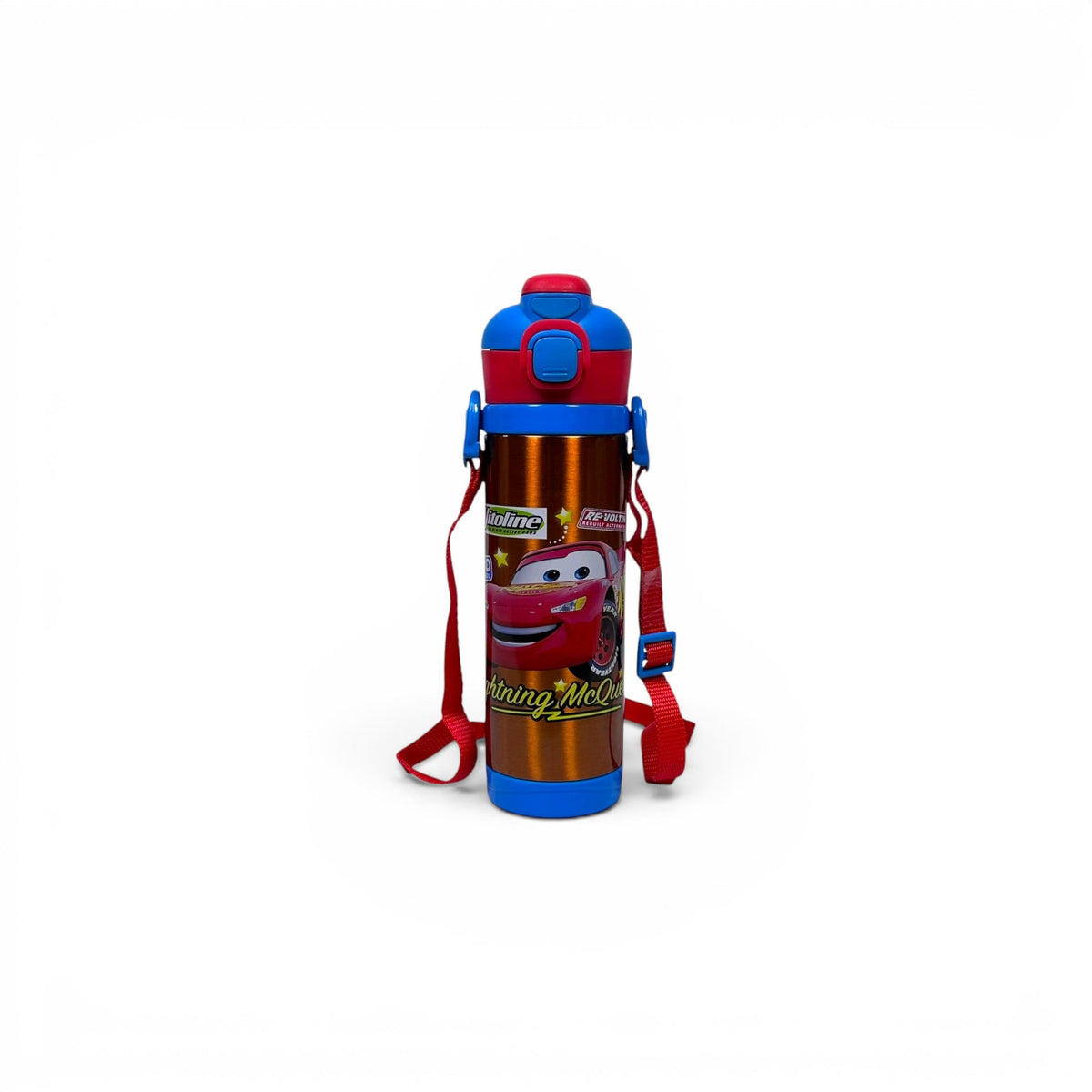 McQueen Dual Sipper Stainless Metal Water Bottle 500ML GB-500