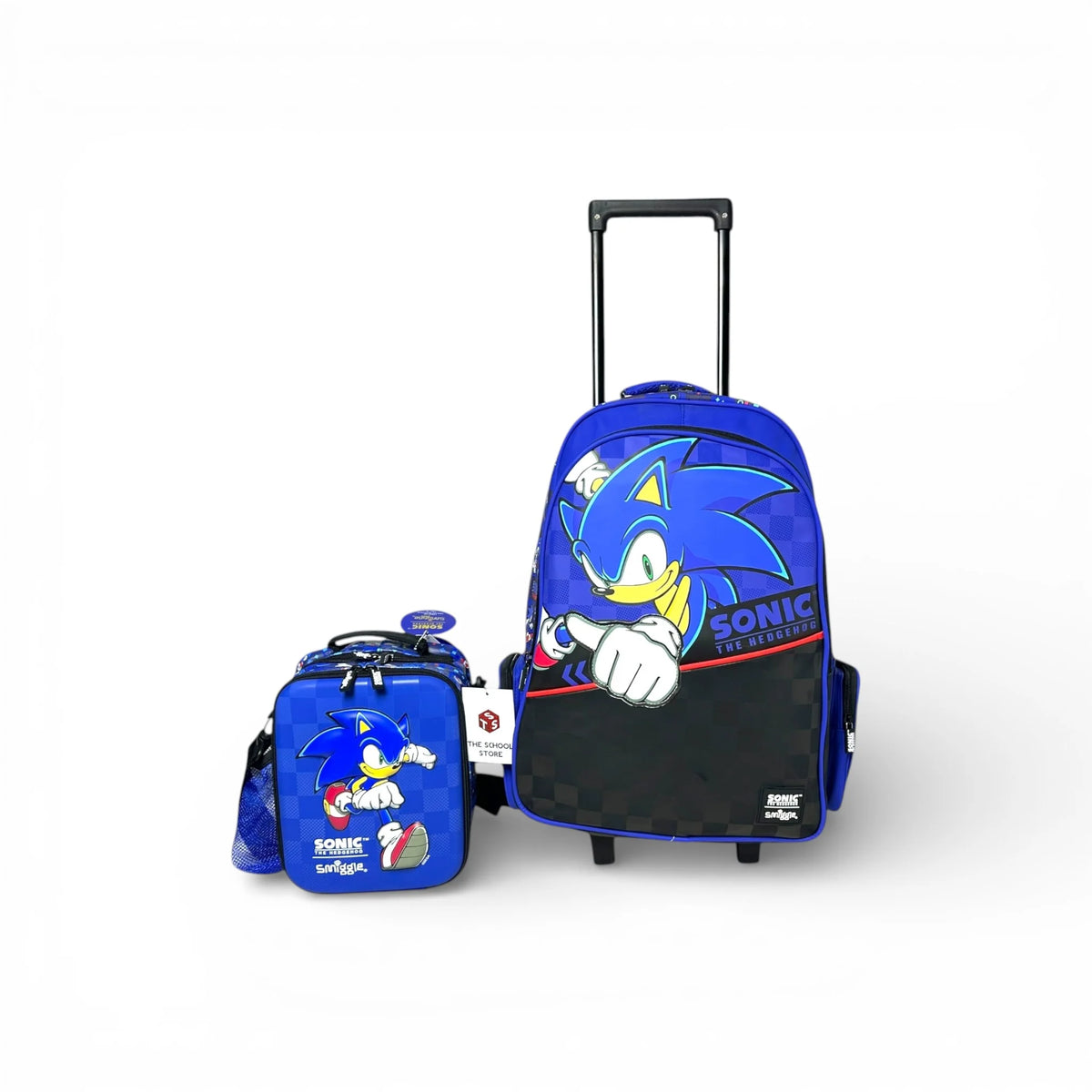 Original Sonic 2 piece Trolley Bag bundle For Grade 1 Till 5 Boys