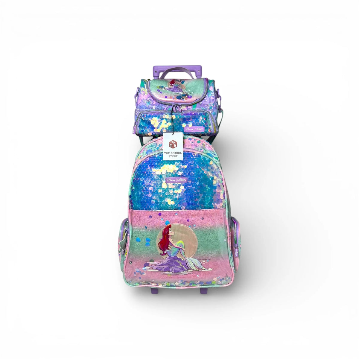 Original Mermaid 2 piece Trolley Bag bundle For Grade 1 Till 5 Girls
