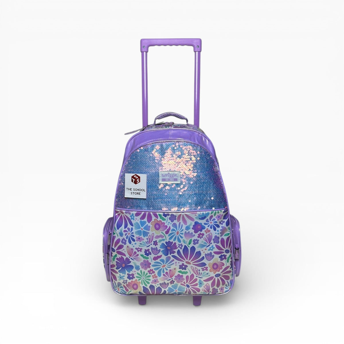 Original 20 Inch Bloom Trolley School Bag for Grade 1 Till Grade 5 Girls