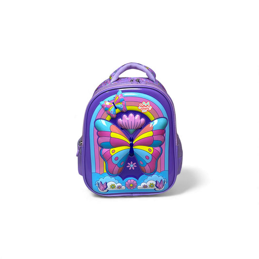 14 Inch Butterfly Trolley Bag For Nursery Till KG Girls