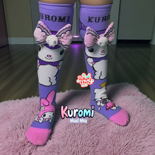 Kuromi Original 3D Socks Mad Mia ( Free size Fits All )