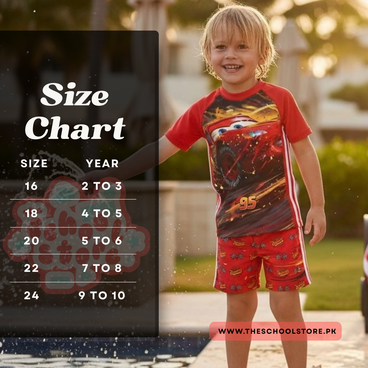 McQueen 2 Piece Swimming Costume