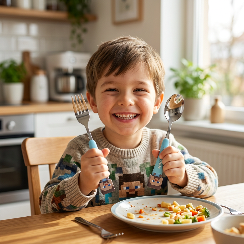 Minecraft Stainless Metal Cutlery