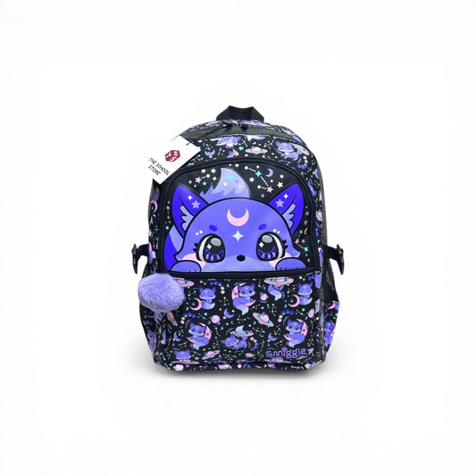Original 17 Inch Cat School Bag for Grade 1 Till 3 Girls