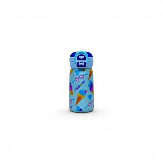 Stainless Metal Dual Sipper Water bottle 400ML