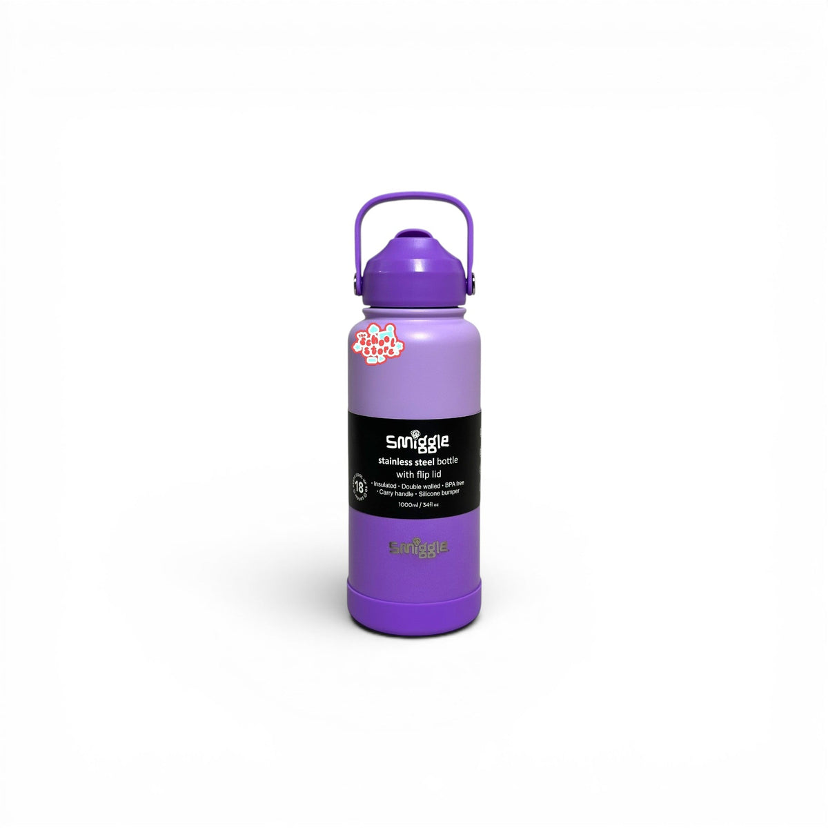 Original stainless metal Flip Lid water bottle 1000ML