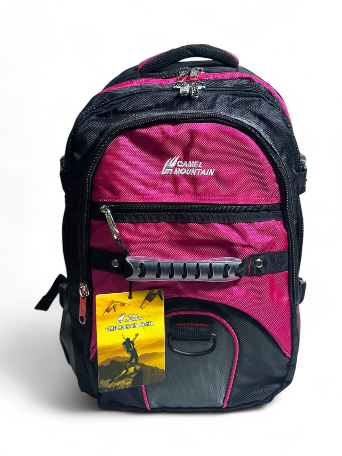 22 Inch Camel Mountain School Bag For Grade 4 Till Grade 10 Girls
