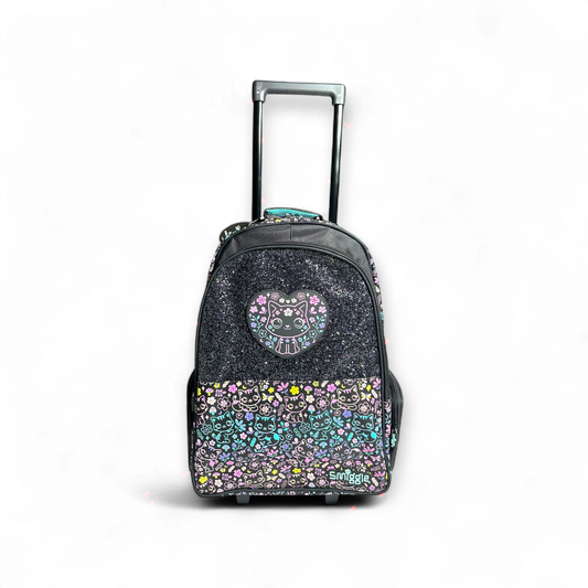 Original 20 Inch Cat Trolley School Bag Original for Grade 1 Till Grade 5 Girls