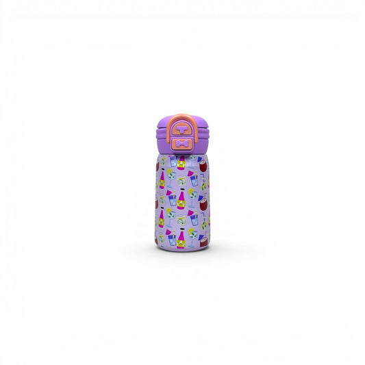 Stainless Metal Dual Sipper Water bottle 400ML