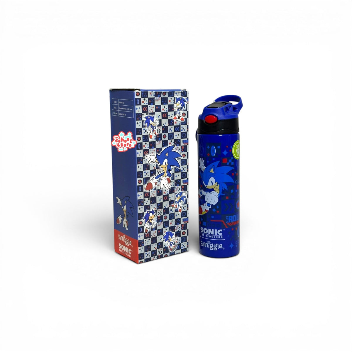 Sonic Stainless Metal Sipper Water Bottle 520ML