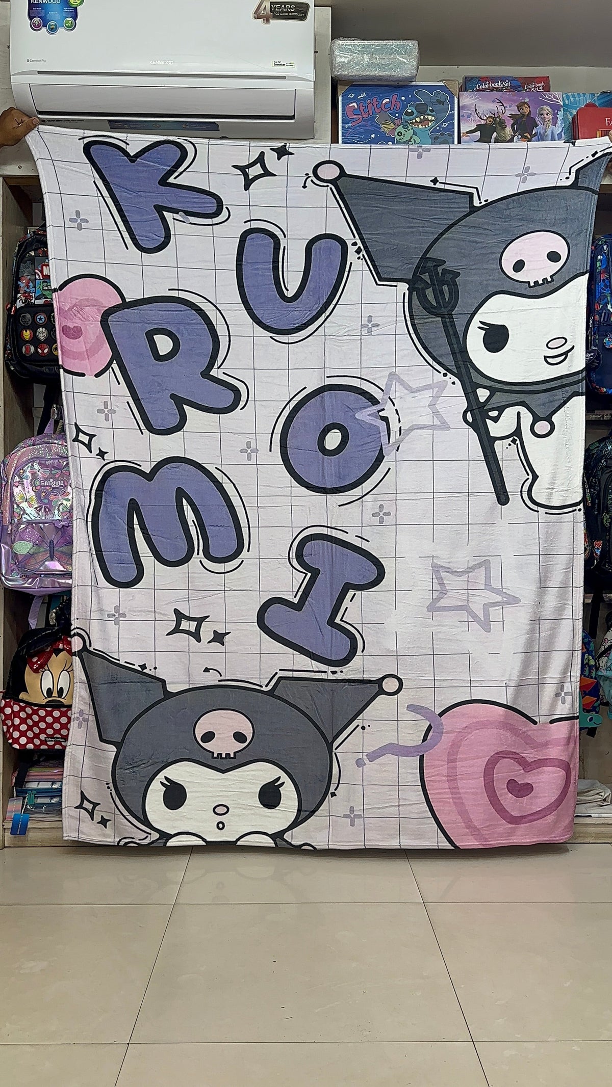 Kuromi Fleece Blanket