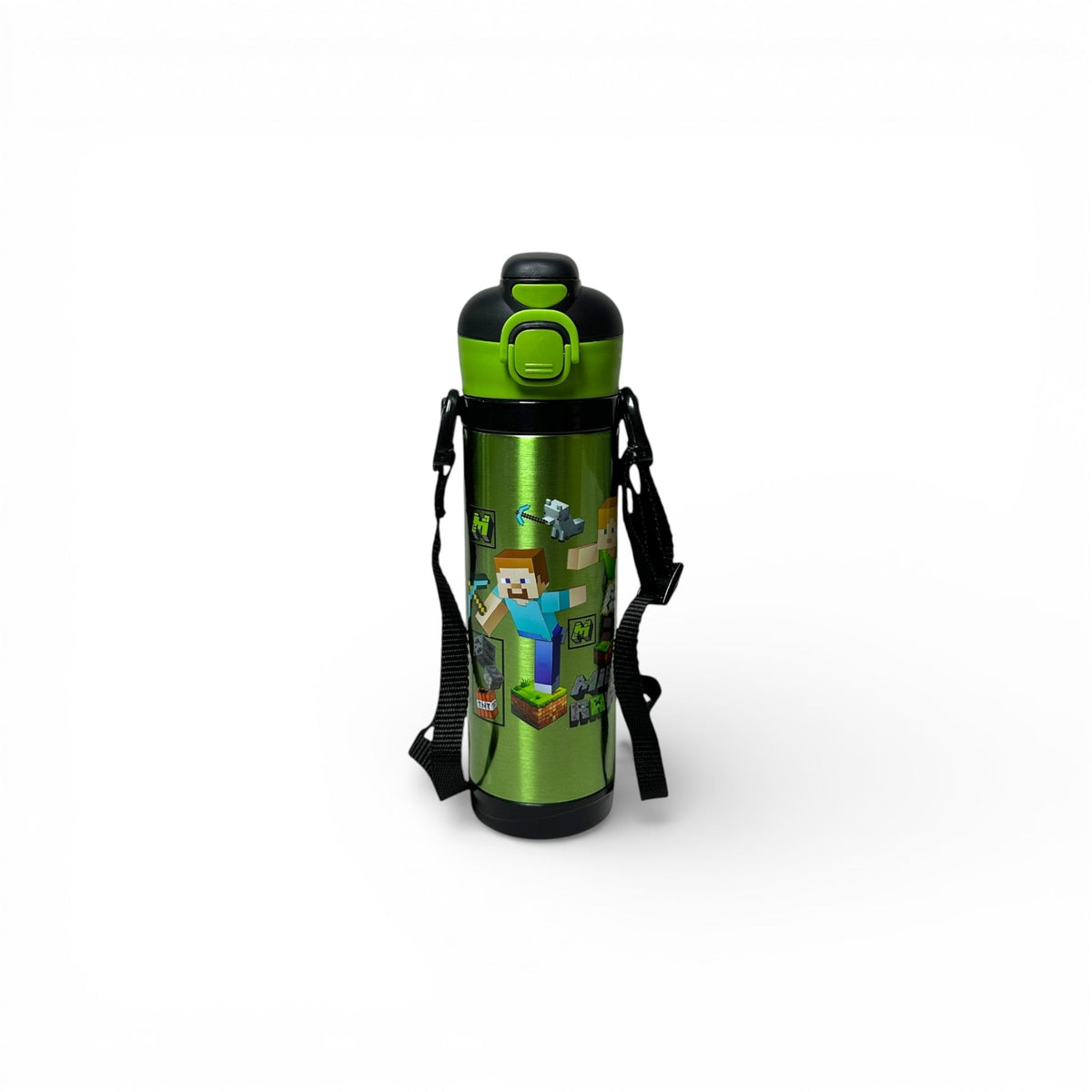 Minecraft  Dual Sipper Stainless Steel Water Bottle 500ML