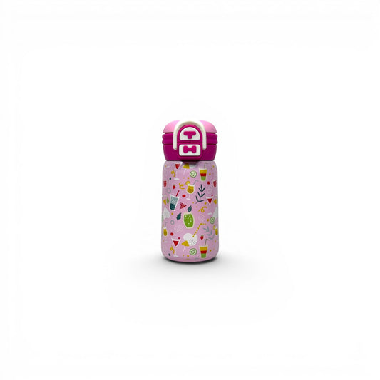 Stainless Metal Dual Sipper Water bottle 400ML