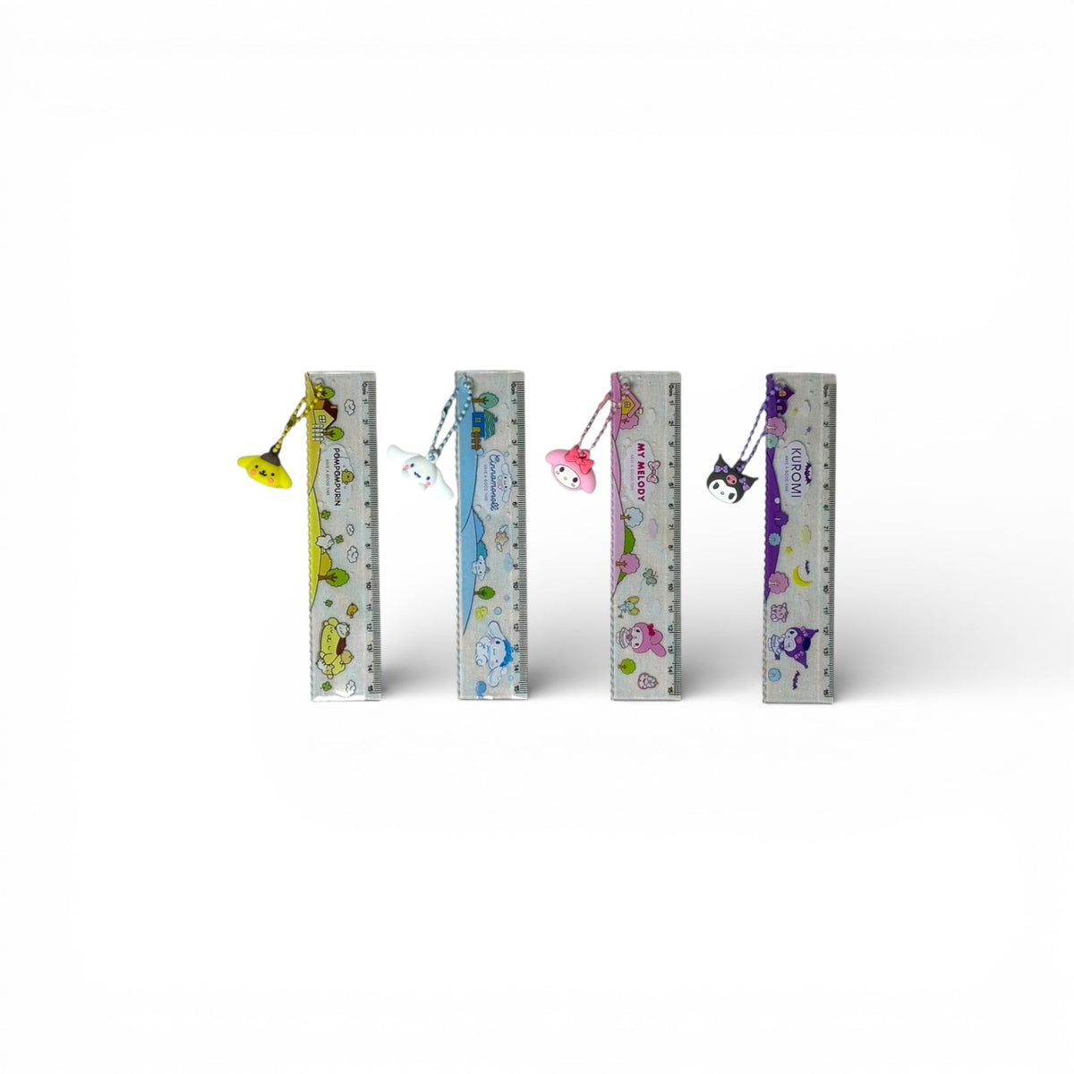 4 pcs Sanrio Character Ruler