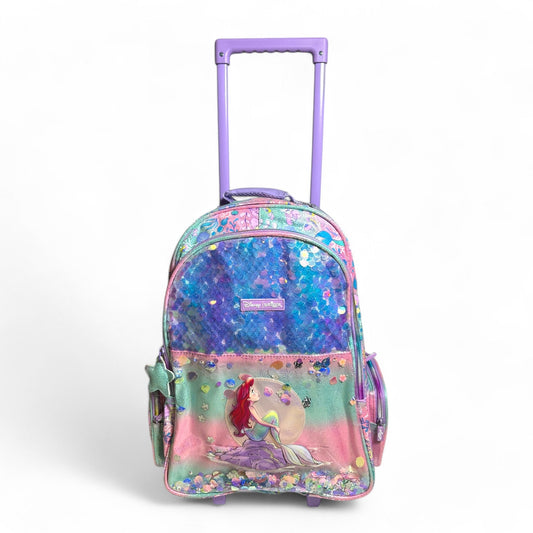Original 20 Inch Mermaid Trolly School Bag Original for Grade 1 Till Grade 5 girls