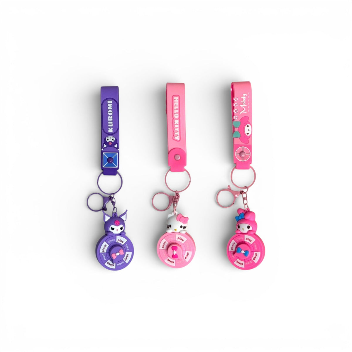 1 PCS Sanrio Spin Keychain
