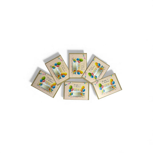 1 PCS Pop Up 3D Birthday Greeting Card