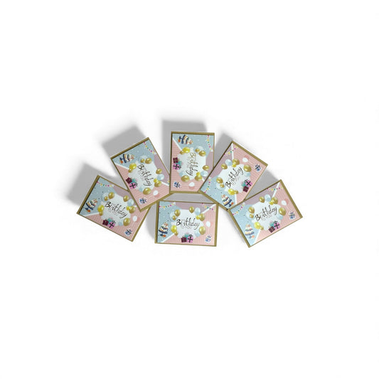 1 PCS Pop Up 3D Birthday Greeting Card