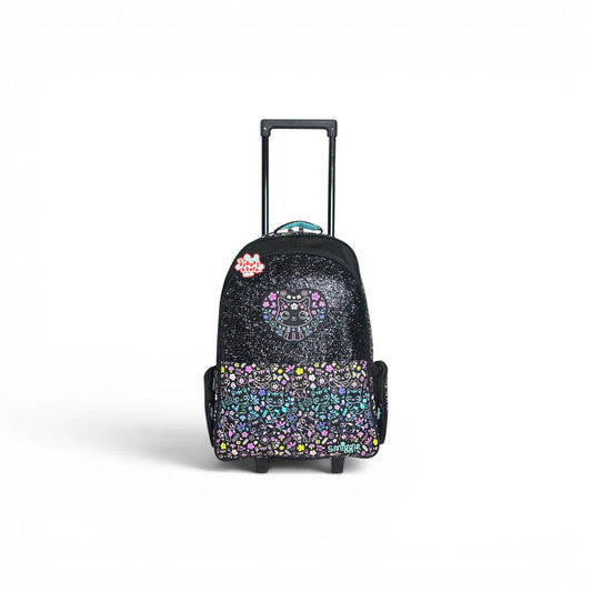 Original 20 Inch Cat Trolley School Bag for Grade 1 Till Grade 5 Girls
