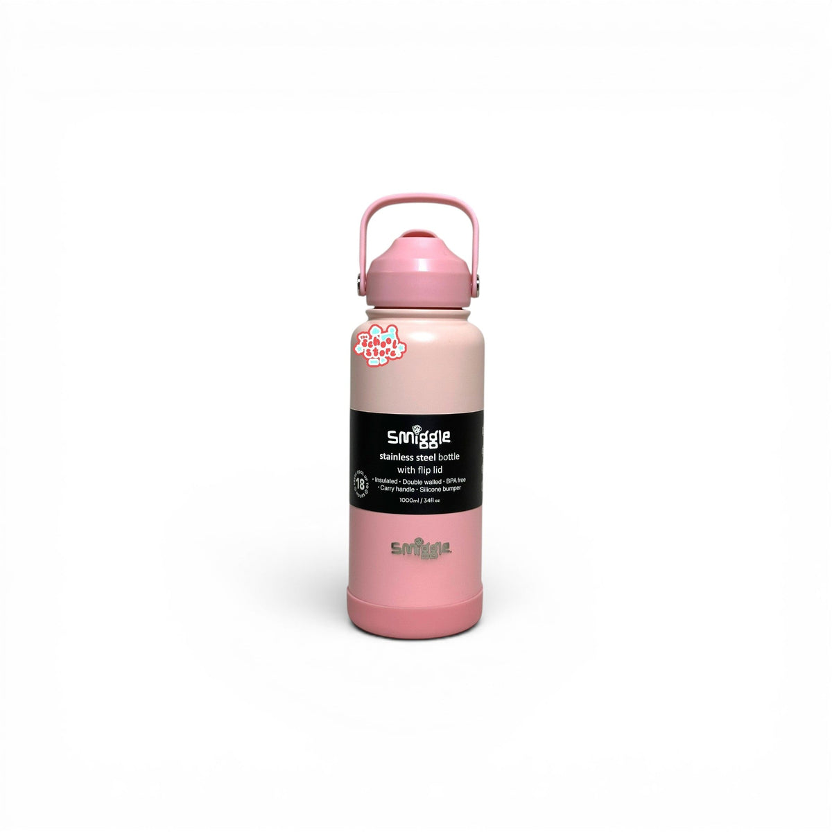 Original stainless metal Flip Lid water bottle 1000ML