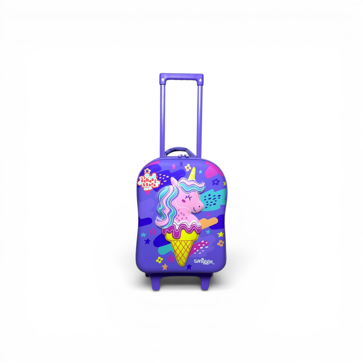 Original 16 Inch Unicorn Junior Hardtop Trolley Bag For Nursery Till KG Girls