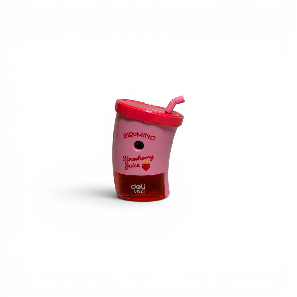 Blooming Strawberry Rotary Pencil Sharpener By Deli 0732